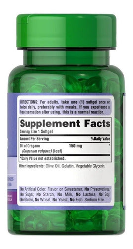 Puritan's Pride - Aceite De Orégano 150mg 90 Caps