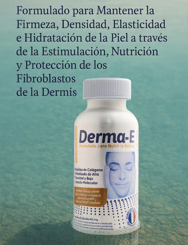Derma-e Colágeno Hidrolizado, Biotina Activa, Vitamina E, Vitamina C. Vital & Young Belleza Y Piel. Cápsulas. Sin Sabor