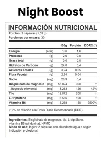 Be Healthy- Night Boost 60 Cápsulas
