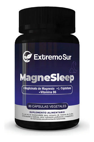 Magnesleep (bisglicinato De Magnesio + Triptófano + B6) Sabor Neutro