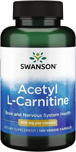 Swanson- Acetyl Carnitina 500mg 100 Capsulas