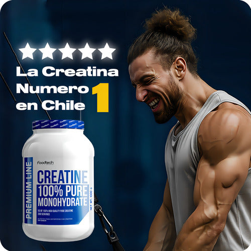 Foodtech - Creatina Monohidratada 1kg Sin Sabor