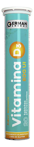 German Energy- Vitamina D3 800ui  Efervescentes