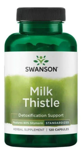 Swanson- Milk Thistle cardo mariano Estandarizado 80% 120 Capsulas
