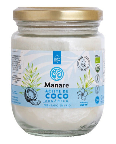 Manare- Aceite De Coco Orgánico 200ml