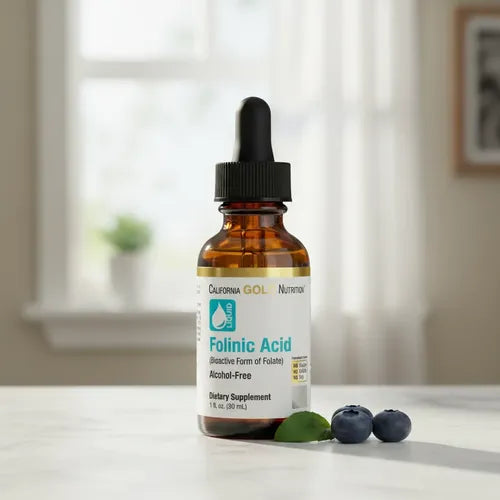 California Ácido Folínico Sublingual Líquido De Metilfolato Sin Sabor