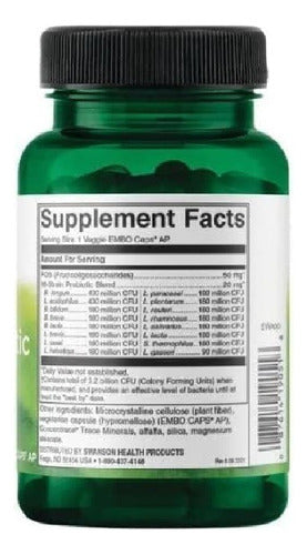 Swanson - Probiótico Ultimate 16 Cepas Con Fos 60 Caps