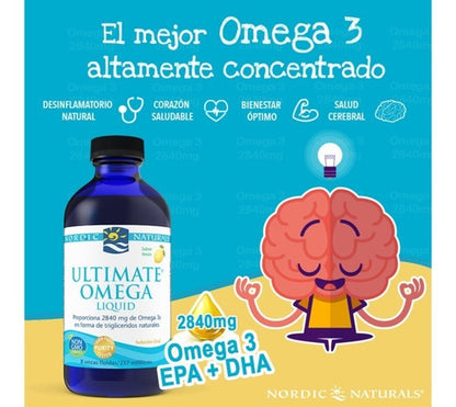 Nordic Natural- Ultimate Omega  Sabor Limón  119 Ml