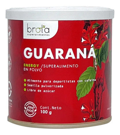 Brota - Guarana En Polvo Superalimento 100 Gramos