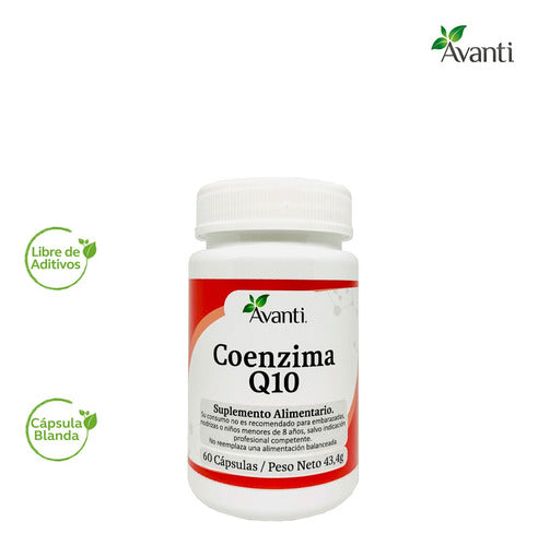 Avanti- Coenzima Q10 10 Miligramos 60 Cápsulas