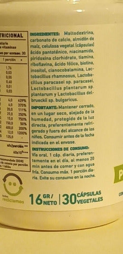 Nup!- Probióticos 60 Billones + Complejo B  Vegano 30 Capsulas