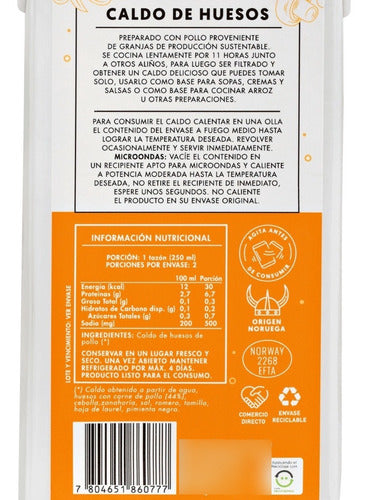 Manare- Caldo De Huesos De Pollo 500 Ml 