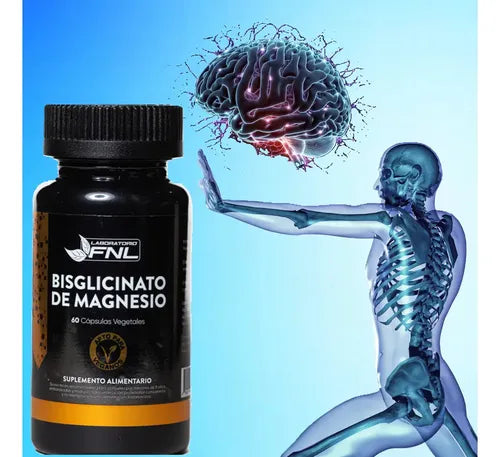 Bisglicinato De Magnesio 60 Capsulas Fnl Sabor Sin Sabor