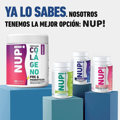 Nup!- Probióticos 60 Billones + Complejo B  Vegano 30 Capsulas