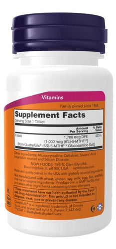Now - Metilfolato 1000mcg 90caps