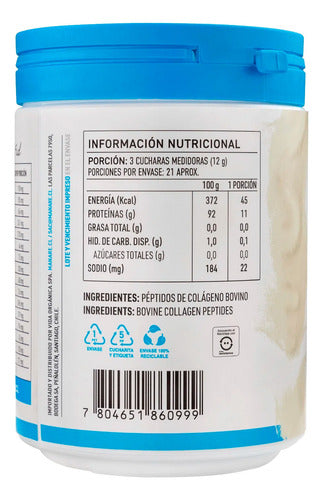 Manare- Péptidos De Colágeno Hidrolizado 250 Gramos