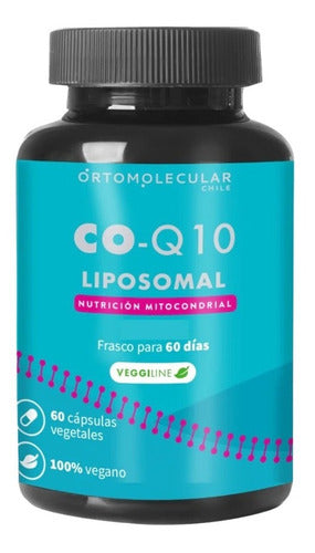 Ortomolecular- COQ10 Liposomal Nutrición Mitocondrial 60 Capsulas