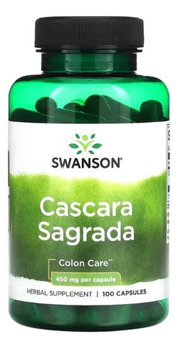 Swanson- Cascara Sagrada 450 Mg 100 Capsulas