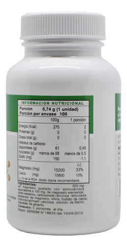 Fdc- Magnesio Quelado 500 Mg 100 Comprimidos