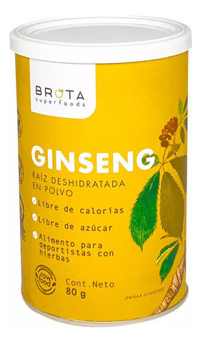 Brota- Ginseng Vitality 80 gramos