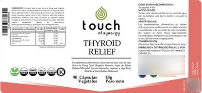 Touch Of Synergy-tiroide Relief (kelp, Salvia, Lúpulo) 90cap
