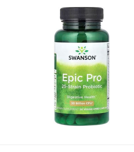 Swanson- Epic Pro Probióticos Salud Digestiva 30billones