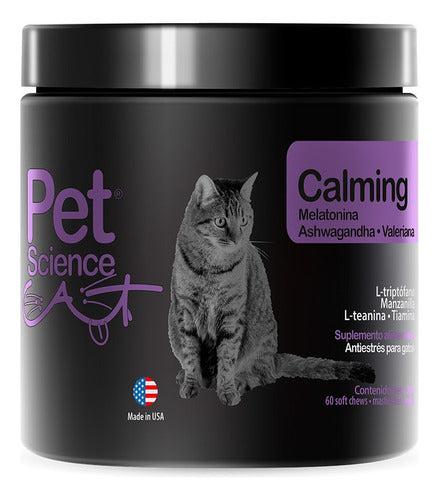 Petscience - Cat Calming 78g,60 Tabletas Masticables Suaves