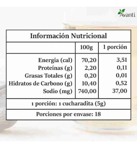 Avanti- Infusión Cardo Mariano Sobre 80 Gramos