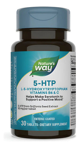 Natures Way - 5-htp + Vit C + B6 (30 Capsulas) N/a