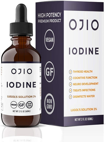 Ojio Solución De Yodo Lugol - Apoyo Tiroideo- 30 Ml