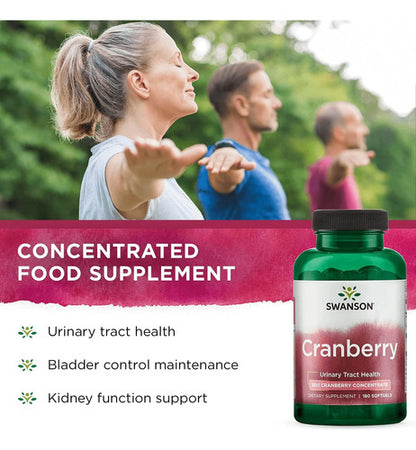 Swanson- Cranberry Concentrado  Salud Tracto Urinario 180 softgels
