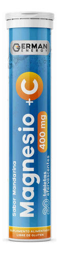 German Energy- Magnesio+ Vitamina C  Efervescentes