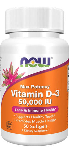 Now - Vitamina D3 50.000 Ui 