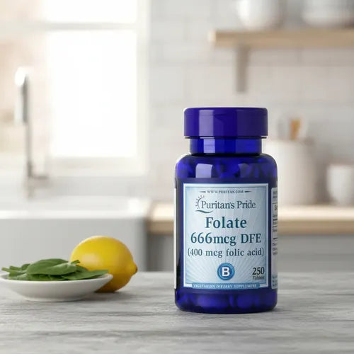 Puritans Pride- Folato Acido Folico 400mcg 250 Tabletas Ninguno