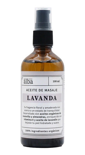 Del Alba - Aceite De Masaje Lavanda 100ml