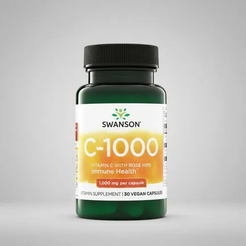 Swanson- Vitamina C1000 Con Rosa Mosqueta 30capsulas 