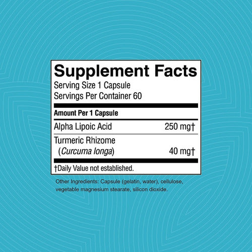 Nature's Sunshine - Acido Alfa Lipoico, 60 Capsules