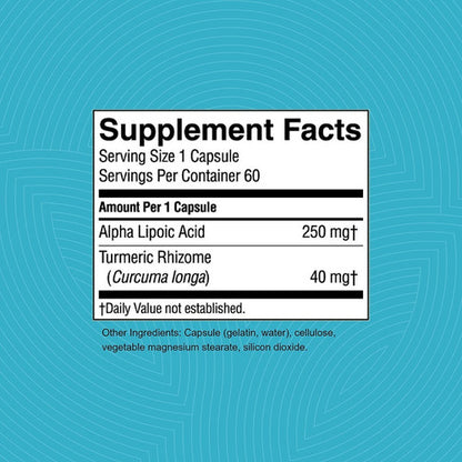 Nature's Sunshine - Acido Alfa Lipoico, 60 Capsules