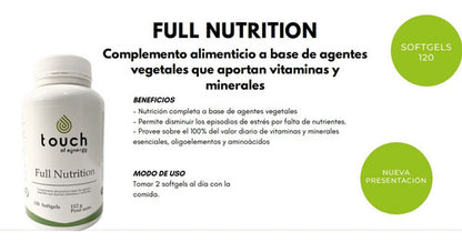 Touch Of Synergy - Full Nutrition 120 Caps