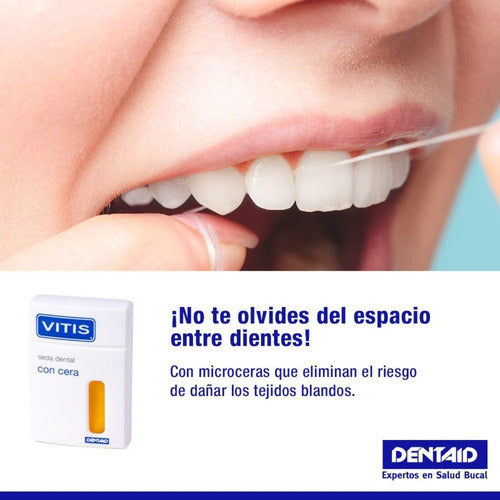 Vitis - Seda Dental Con Cera 50 m
