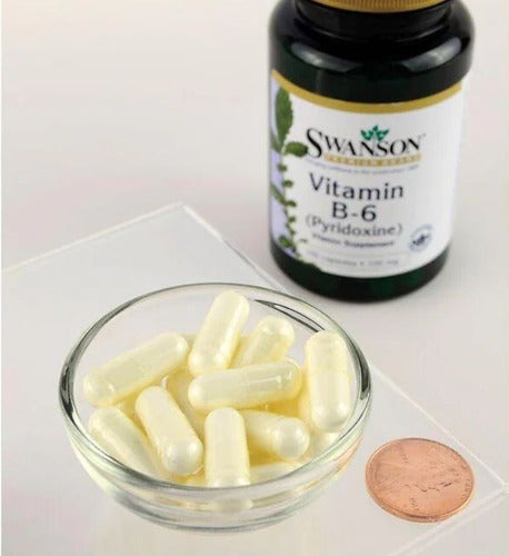 Swanson - Vitamina B6 Pyridoxine 100mg 100 Capsulas
