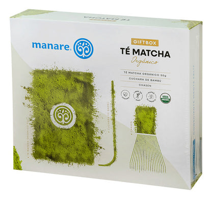 Manare- Té Matcha Gift Box Orgánico 50 Gramos