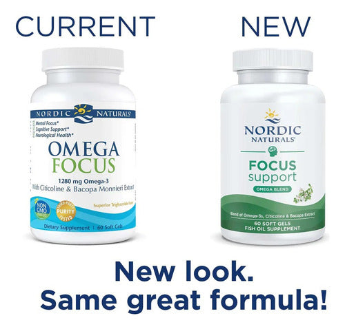 Nordic Naturals - Focus Support 60 Soft Gels