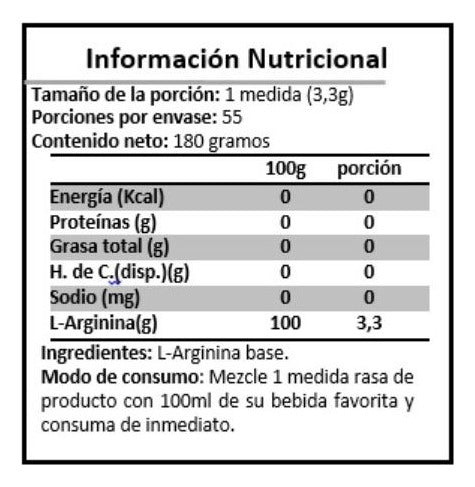 Magmagen- L-arginina En Polvo 180 Gramos
