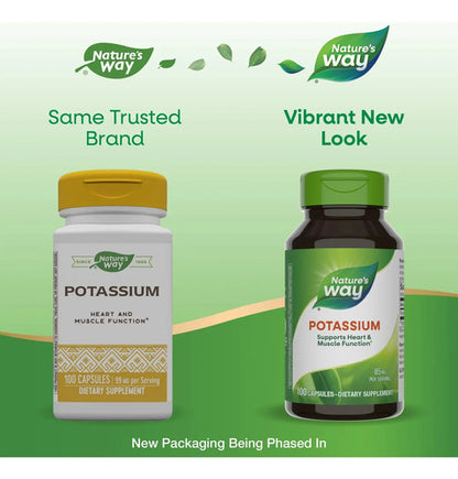 Natures Way - Potasio 85mg 100 Capsulas N/a