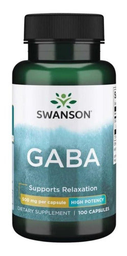 Swanson- Gaba 500mg 100 Capsulas