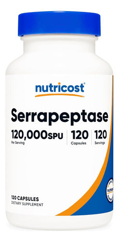 Nutricost Serrapeptasa 120,000 Spu 120 Cáps