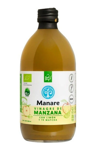 Manare- Vinagre De Manzana Con Matcha 500ml