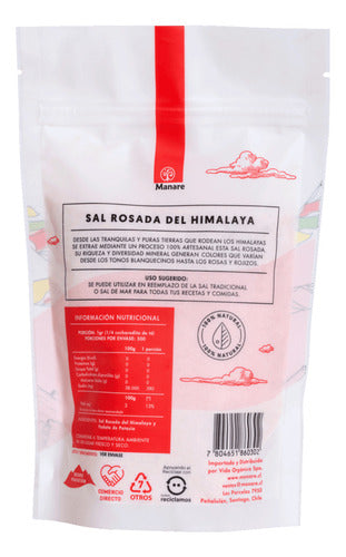 Manare- Sal Rosada Del Himalaya 500 gramos