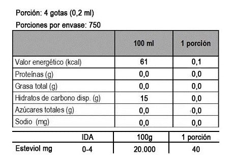 Del Alba - 2 X Unidades Stevia Líquida 150 Ml